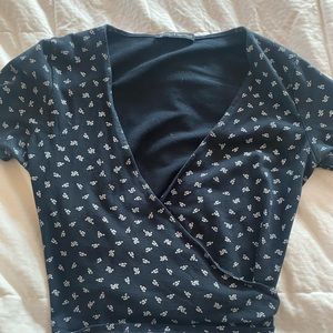 Brandy floral tie top